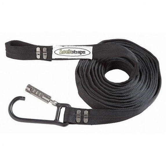 Lockstraps Tie Down Strap,Snap-Hook,Black 301