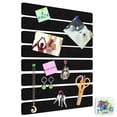 thumbnail image 1 of JILhome Bulletin Board Strip 8 Packs, Cork Board Felt Strip 13"x2", Felt Pin Board Bar Strips for Walls, Self Adhesive Cork Board for Office, Home, Photos, Notes, Black, 1 of 8