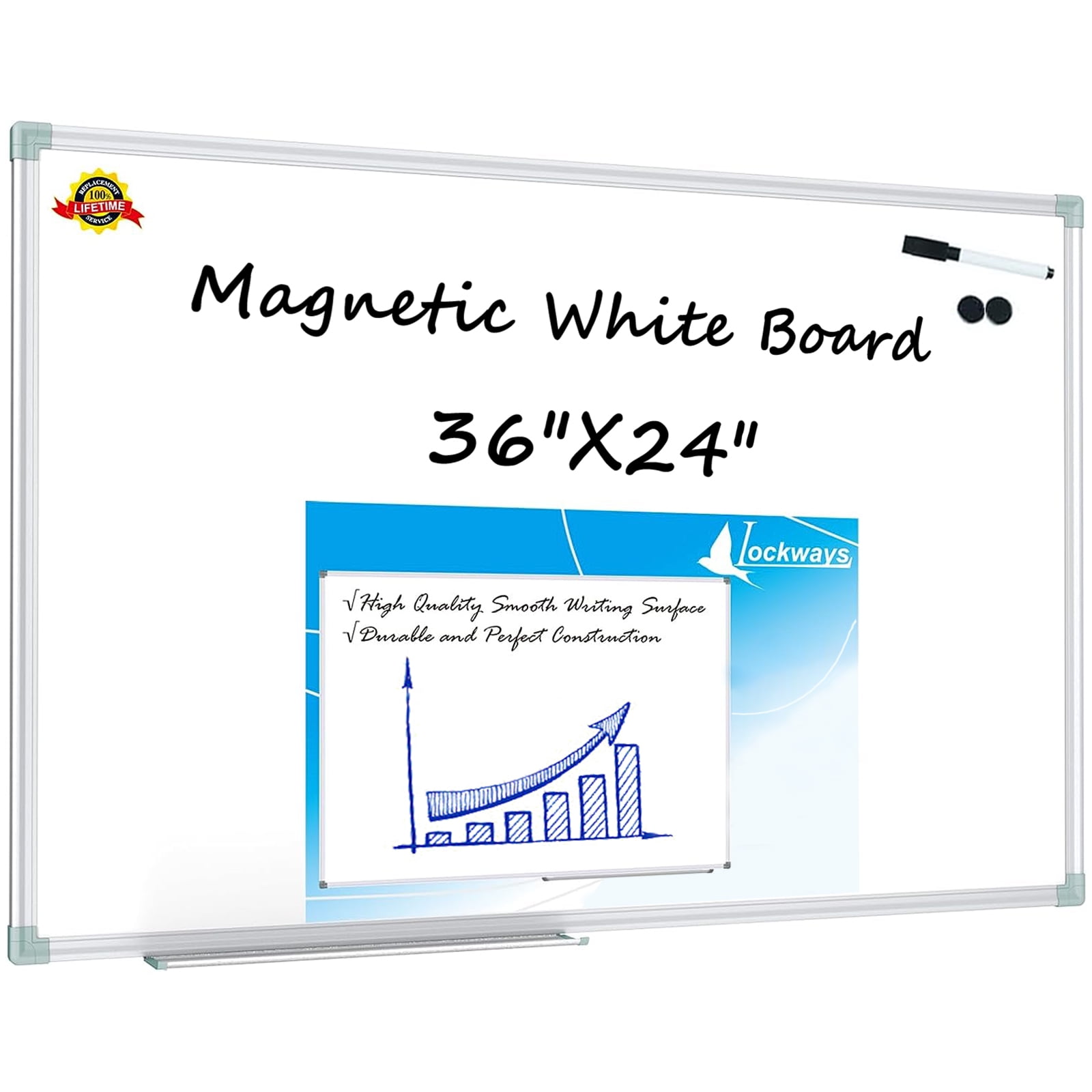 Quartet Magnetic Dry-Erase Board (G29648W)