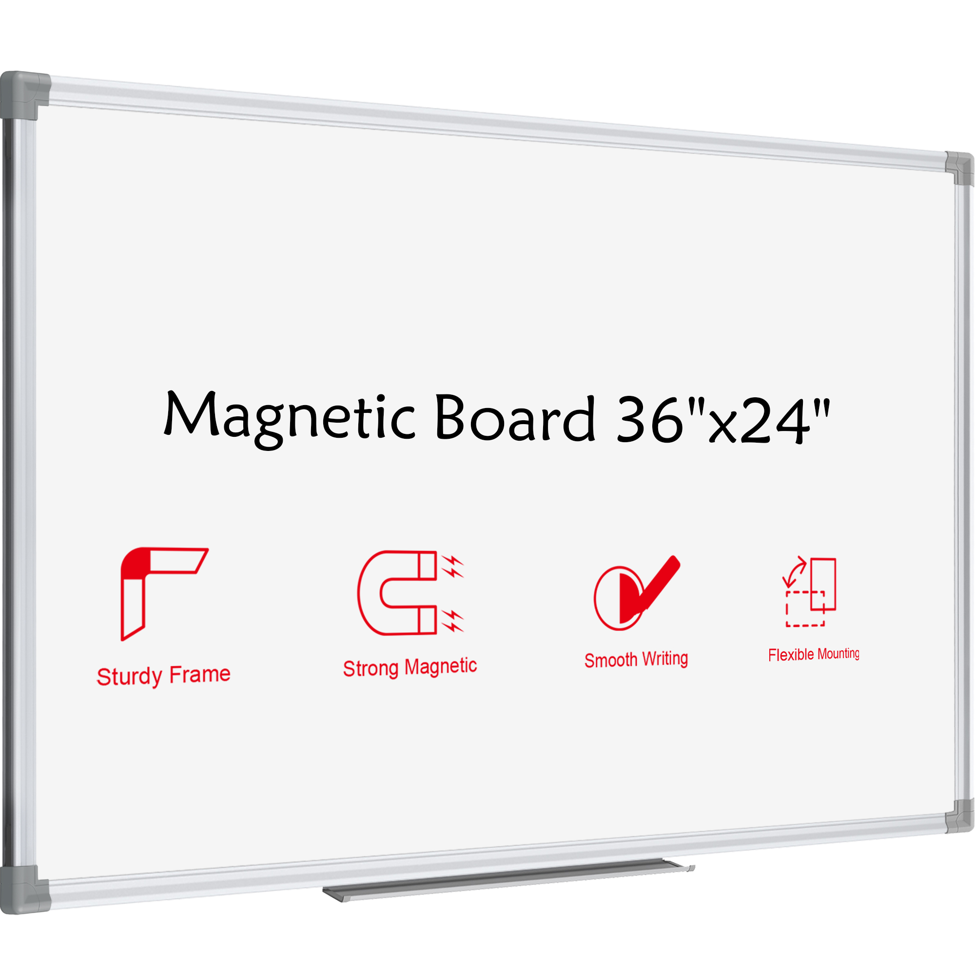 Kassa Large Whiteboard Wall Sticker Roll 17.3" x 96? (8 Feet) 3 Dry
