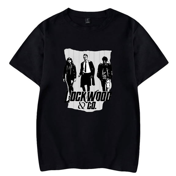 Lockwood＆Co Unisex Short Sleeve T-shirts Men Women Streetwear Printing Casual O-neck Harajuku Stylish