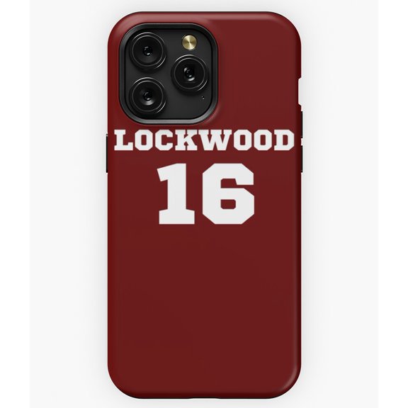 Lockwood Jersey Style Personalized Name Graphic A10462 Phone Case for iPhone 11 to 17 Pro Max