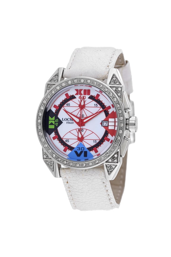 Women's Diamond Cavallo Pazzo Mother of Pearl Dial Watch - 161MOPRDDC/WH OS