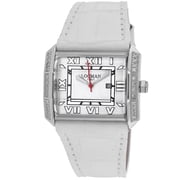 Locman Womens Diamond Classic White Dial Watch - 232MOPWHD/WH LE