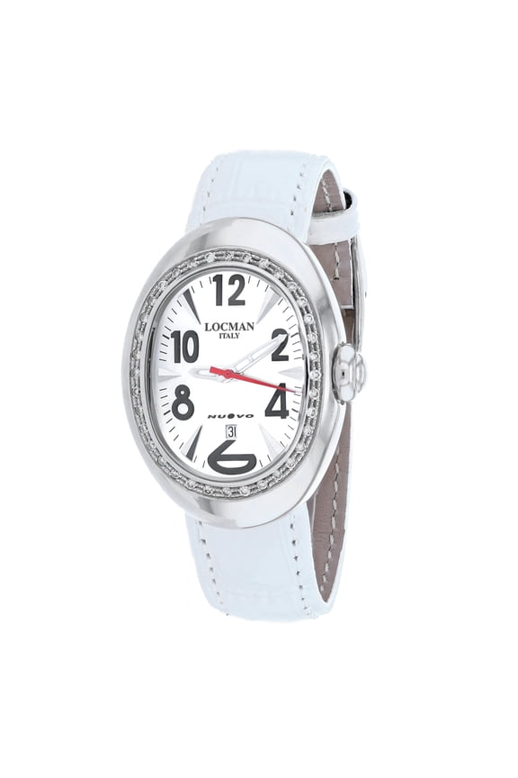 Women's Diamond Classic Mother of pearl Dial Watch - 028MOPWHD/WH