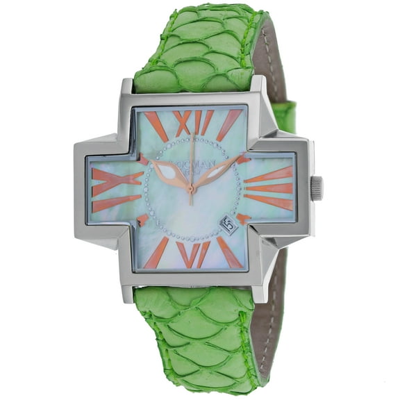 Locman Women's Italy Plus Mother of pearl Dial Watch - 180MOPGR/GR KF