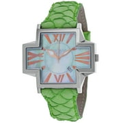 ساعة Locman Women Italy Plus Mother of pearl Dial Watch - 180MOPGR / GR KF
