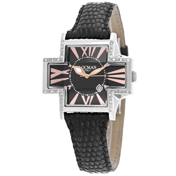 Locman Women's Diamond Plus Mother of Pearl Dial Watch - 181SBKD/BKKF