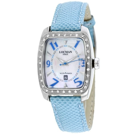 Women's Diamond Titanio Mother of Pearl Dial Watch - 483RMOPSK2D/BK KS