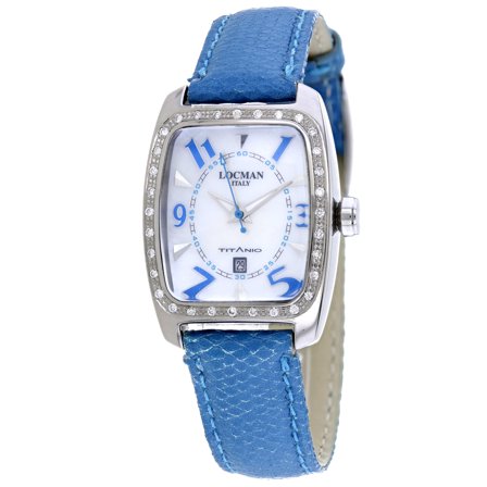 Women's Titanio Diamonds Mother of Pearl Dial Watch - 483RMOPSK2D/BK OS