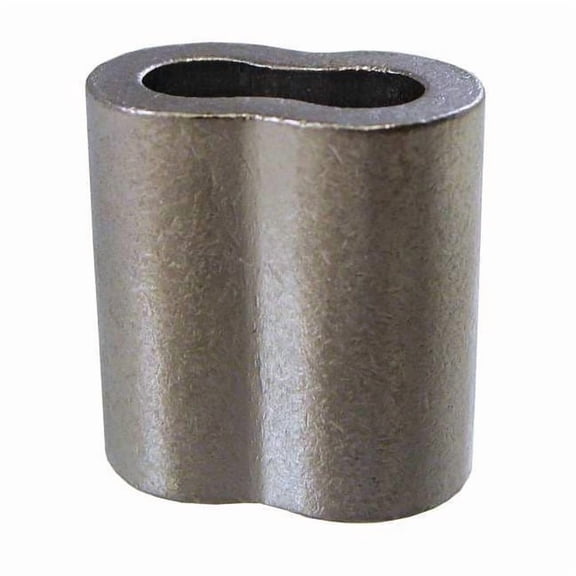 Wire Rope Oval Sleeve,1/16 in,Copper SL2-1.5N