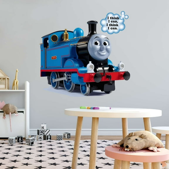I Think I Can I Think I Toby the Tram Engine Cranky James Thomas and Friends Kids Cartoon Character Train Thomas Birthday Gift Holiday Present Wall Decal Sticker - Size: 10 In(W) x 9 In(H)