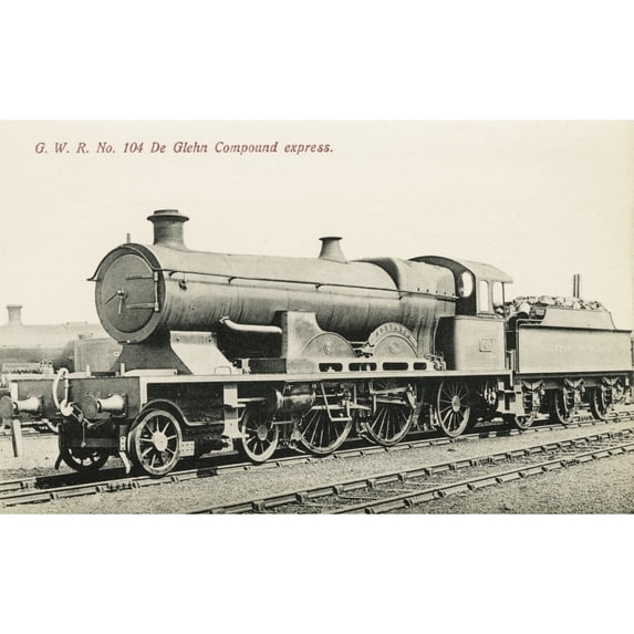Locomotive No 104 Alliance De Glehn Compound Engine. Print By The Institution Of Mechanical Engineers Mary Evans