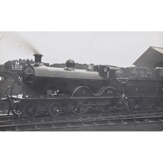 Locomotive No 235 4-4-0 Poster Print By The Institution Of Mechanical Engineers Mary Evans (24 X 18)