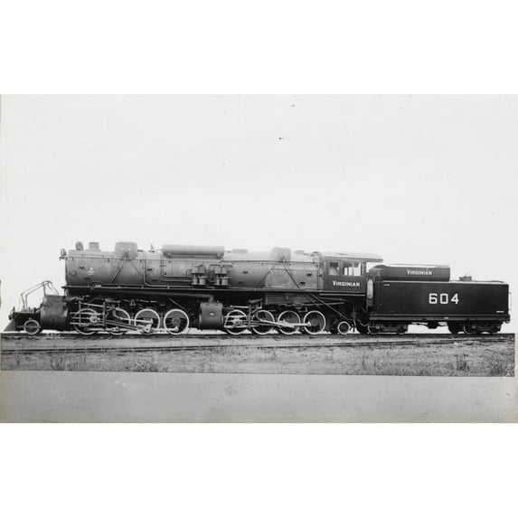 Locomotive No 604 2-8-8-2 Poster Print By The Institution Of Mechanical Engineers Mary Evans