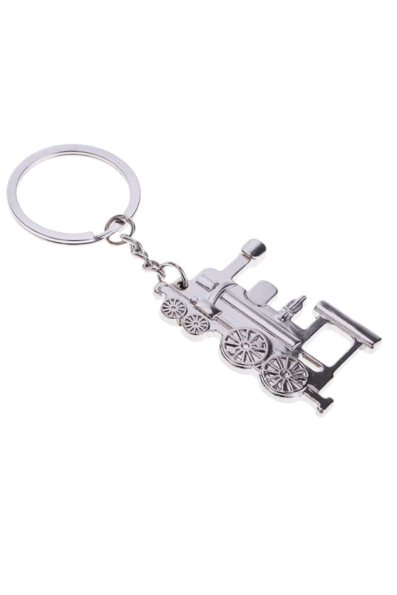 Locomotive Train Keychain Metal Key Chains Car Key Holder Gift Creative