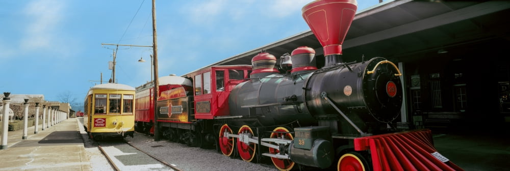 Locomotive at the Chattanooga Choo Choo Chattanooga Tennessee USA Canvas Art - Panoramic Images (36 x 12)