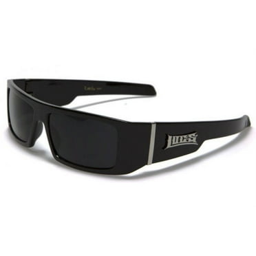 Sheen Kelly Occhiali Da Sole Uomo Occhiali Da Sole LOCS Gangster Per Uomo: Design Sottile Elegante, Lenti Nere Scure, Ideali Per Biker E Stile Streetwear Locs Gangster Lenti Nere - Foto 6