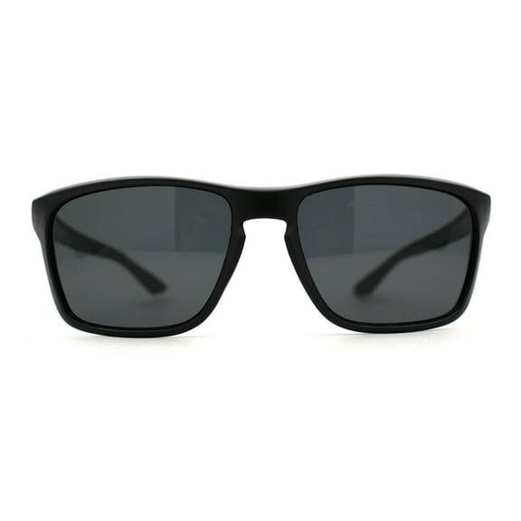 Locs Classic Sport Keyhole Bridge Gangster Shade Sunglasses Matte Black