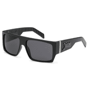 Locs Hardcore Fashion Black Lowrider Design Shades Sunglasses 91010 BK