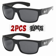 Locs Hardcore Fashion Black Lowrider Design Shades Sunglasses 91113GR