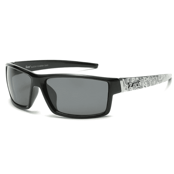 Locs Hardcore Fashion Black Lowrider Design Shades Sunglasses 91172 WH