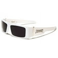thumbnail image 1 of Locs Mens Flat Top Gangster Sunglasses WHITE Frame 9058, 1 of 1