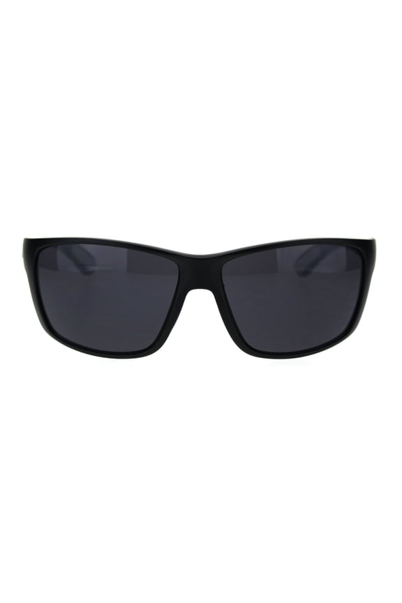 Locs Mens Oversize Warp Cholo Gangster Plastic Sunglasses Matte Black White