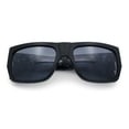 thumbnail image 1 of Locs Mens Skull Pattern Arm Thick Temple Rectangle Gangster Sunglasses Matte Black - Dark Skull, 1 of 8