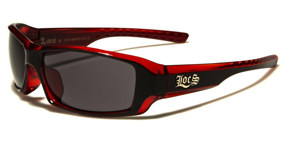Locs Red Two Tone Original Shades Translucent Frame  display picture 3