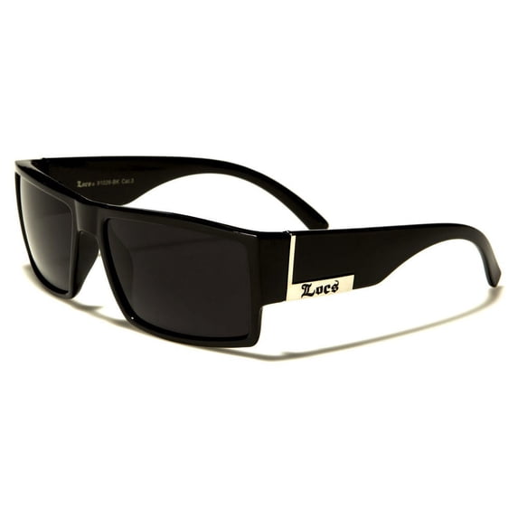 Locs Square Black Hardcore Sunglasses