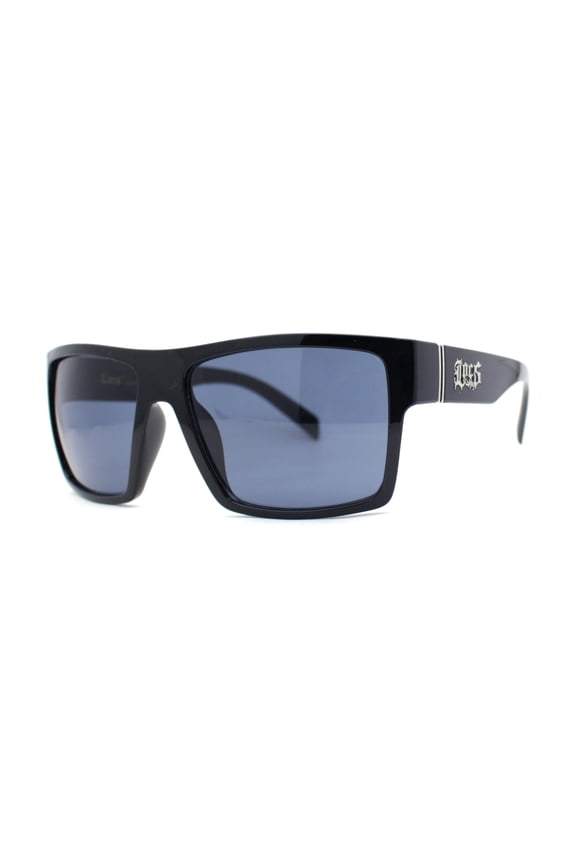 Locs XL Oversize Sport Horn Rim All Black Mad Dog Hardcore Sunglasses