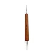 Locsanity Dreadlocks Loc Dual Ended Tool Set Crochet Needle Bamboo Handle 1 Single/Double