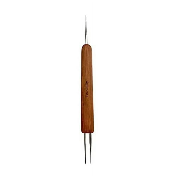Locsanity Dreadlocks Loc Dual Ended Tool Set Crochet Needle Bamboo Handle (1 Single/Double)