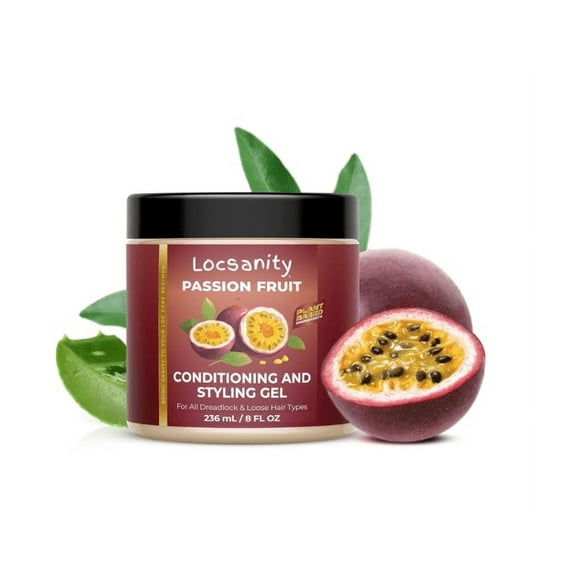 Locsanity Passion Fruit Conditioning & Styling Gel, 8 fl oz