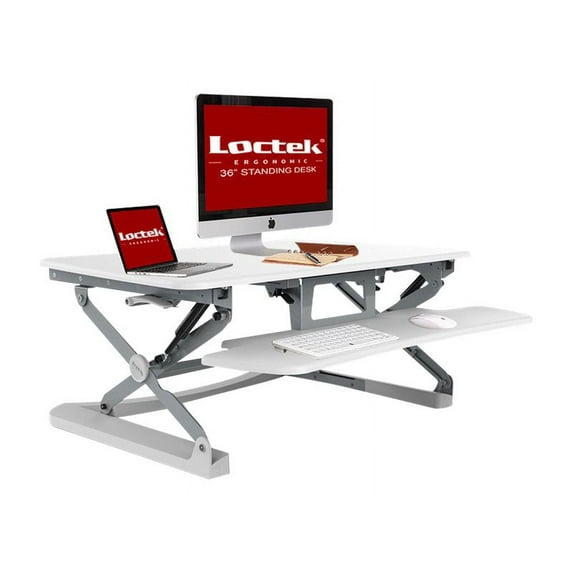 Loctek LX36 - Standing desk converter - white