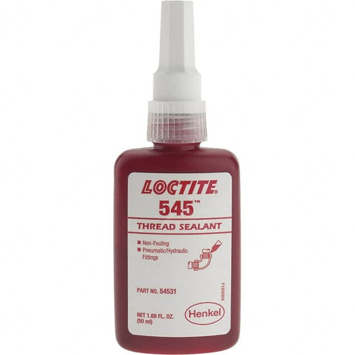 Loctite 135486 Threadlocker Purple, Liquid, 50 mL, Bottle Series 545