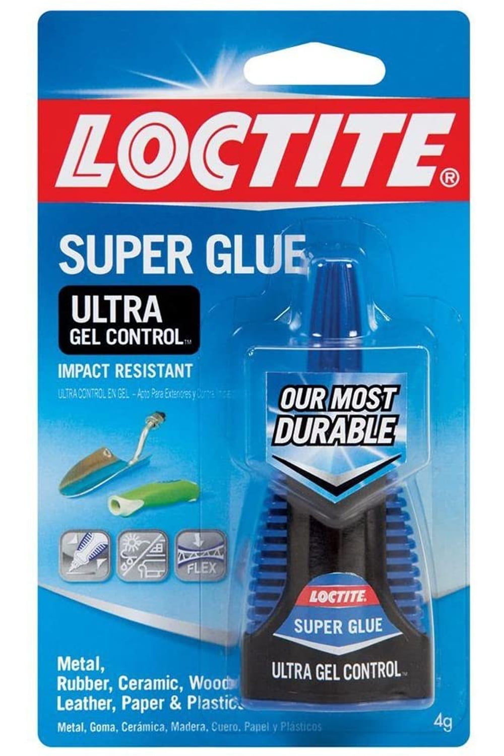 Loctite 1363589 Super Glue Ultra Gel Control 4 Gram - Walmart.com