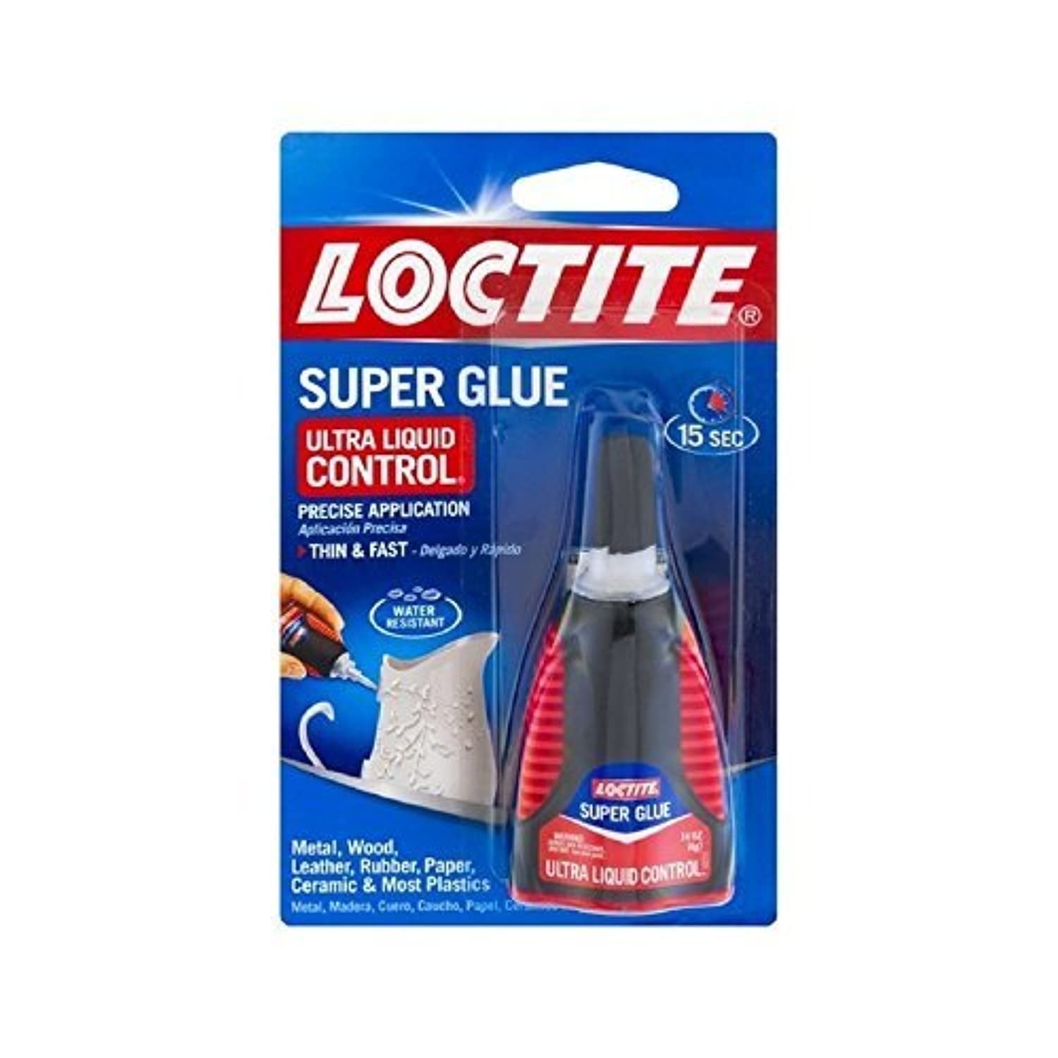 Loctite Super Glue Ultra Gel Control, Clear, 0.14 Fl Oz