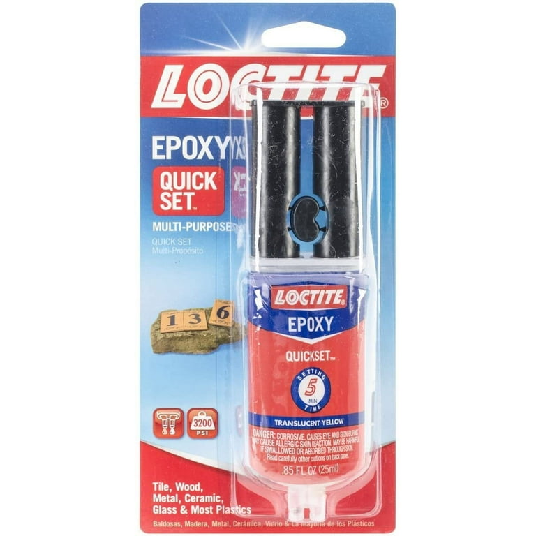 Loctite 1395391 2 Part Epoxy - Quick Set - 0.85 oz Syringe