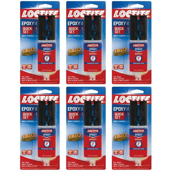 Loctite 1395391 Quick Set Epoxy - Set of 6
