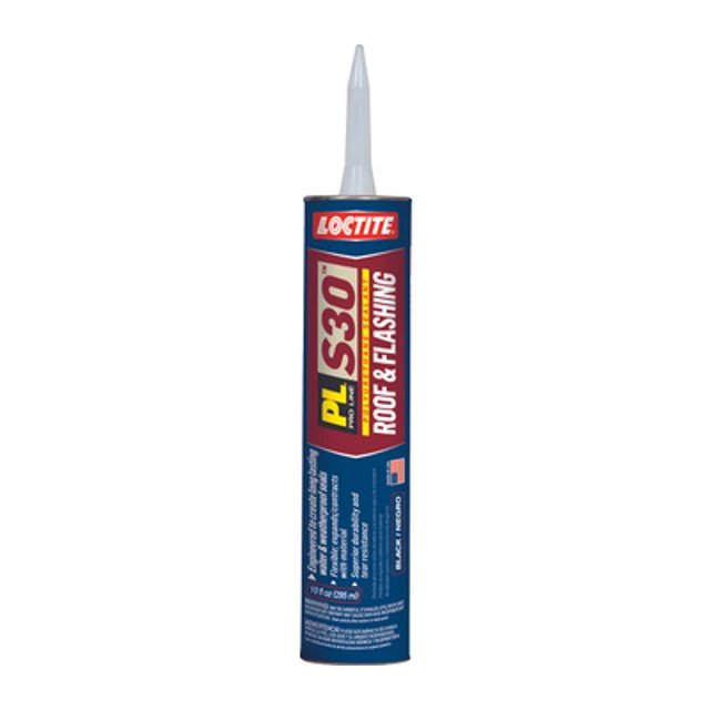 Loctite 1618181 Pro Line Pl S30 Series Roof and Flashing Sealant, Black