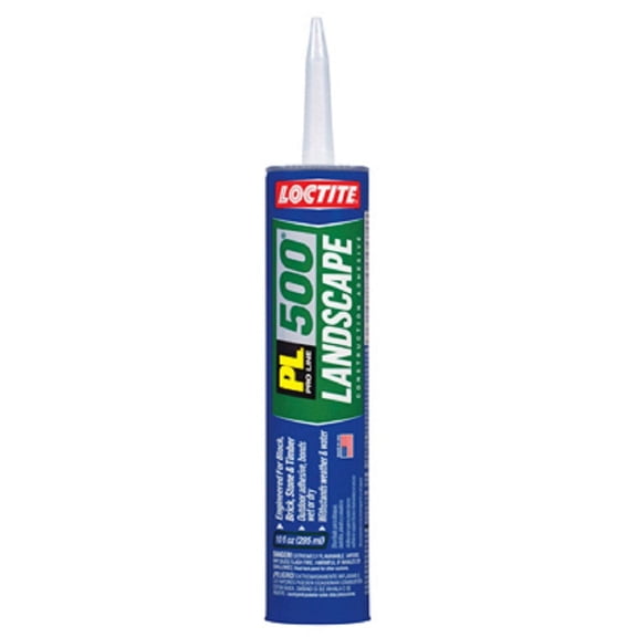 Loctite 1654392 10 oz PL 500 Landscape Block Adhesive - Quantity of 6