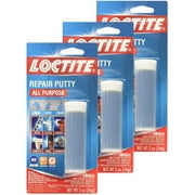 Loctite All Purpose Repair Putty - Waterproof Epoxy - 3 Pack, 2 Ounces