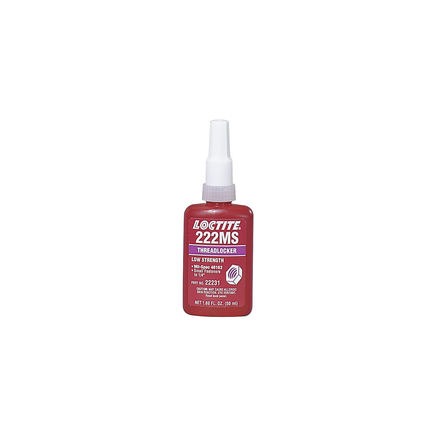 Loctite 222MS Low Strength/Small Screw Threadlocker 50mL 22231
