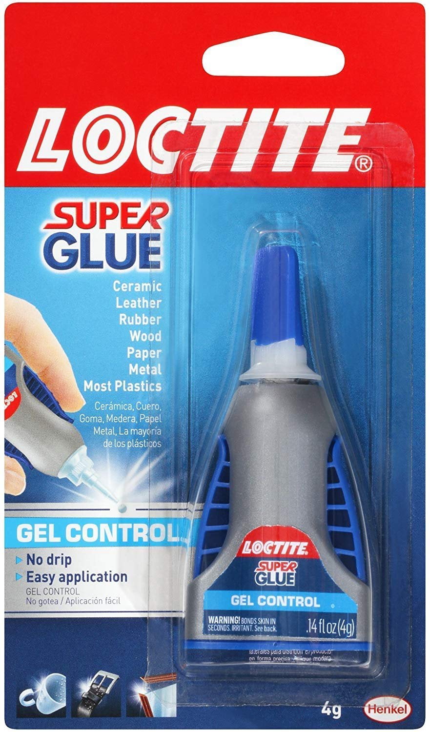 Loctite 4G Ultra Gel Control Super Glue Bottle (6 Pack), Clear