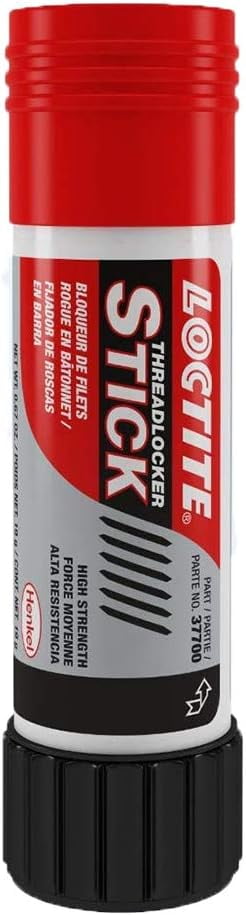 Loctite 268 Red Threadlocker Glue Stick: All-Purpose, High-Strength, Anaerobic | Red, 19-Gram Wax Stick (PN: 37700-511535)