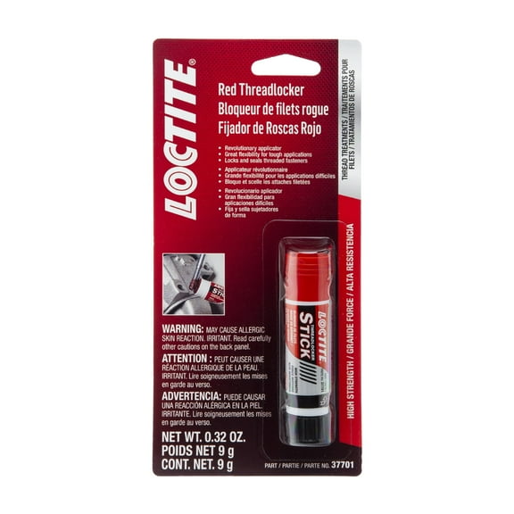 Loctite 268 Red Threadlocker Glue Stick, Anaerobic, Red, 9-Gram, 10 Pack (PN: 37701-511537)