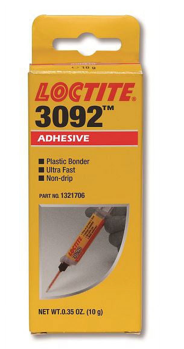 Loctite 3092 Instant Adhesive, 10 Fits/For  Gm Syringe With 3 Mix Nozzles, Clear