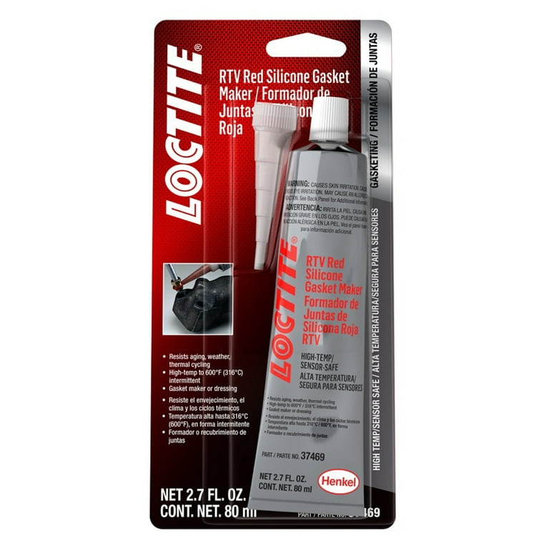 Loctite RTV Red Silicone Sensor Safe 80ml/2.7oz Loctite RTV Red Silicone Sensor Safe 80ml/2.7oz